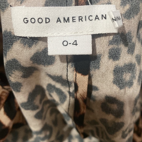 New with tag Good American Goddess Leopard Robe Kimono Shawl Cover Up - Picture 7 of 10